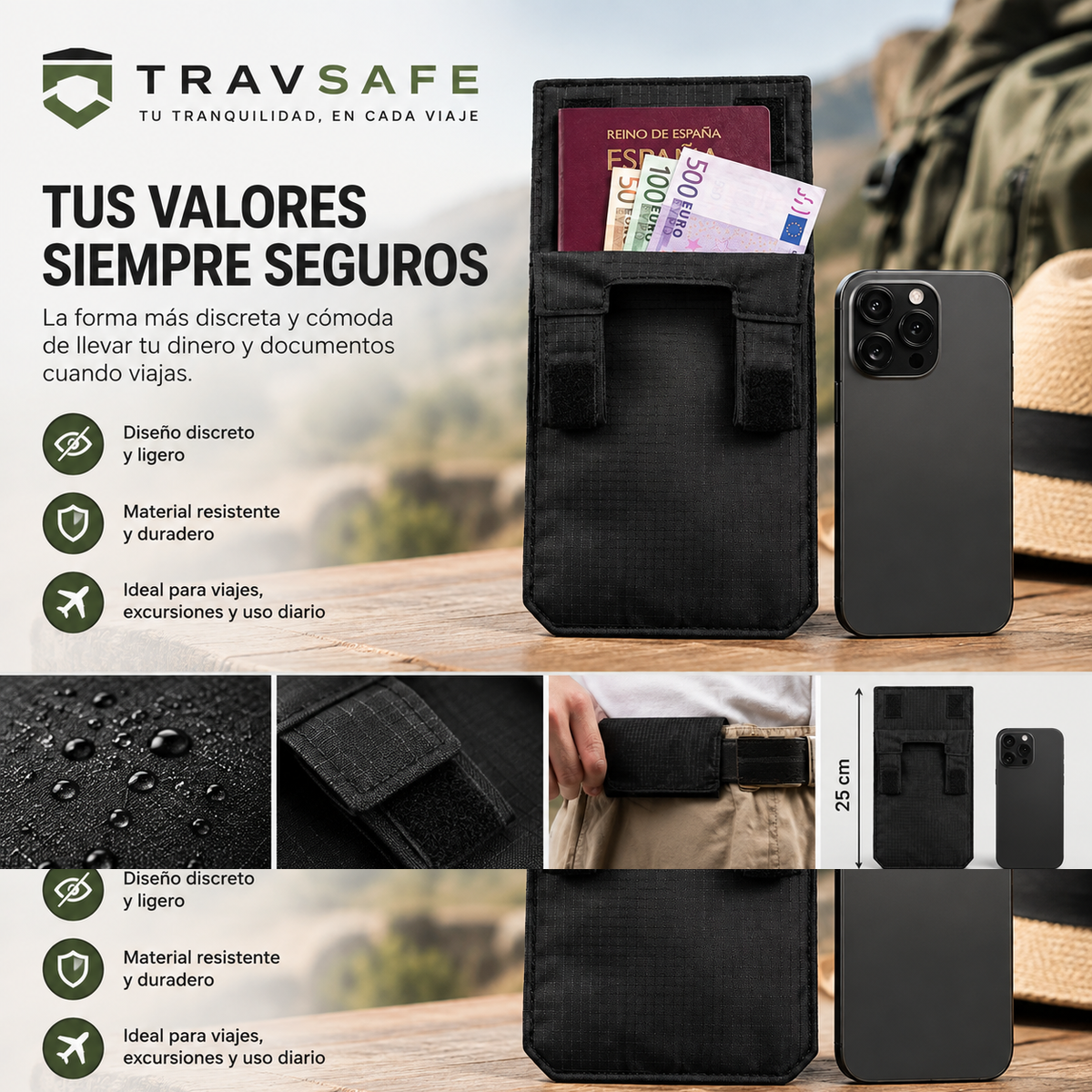 WalletSafe cartera oculta